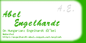 abel engelhardt business card